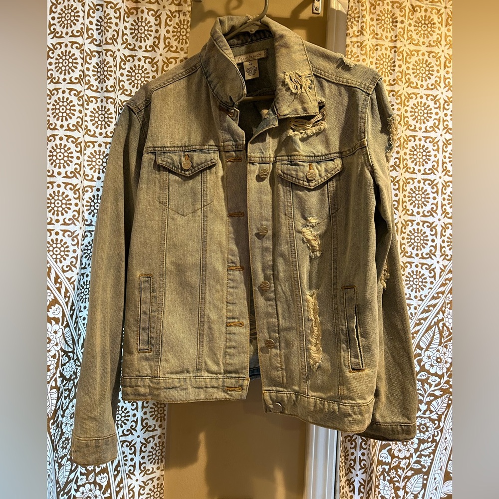 Distressed Denim Jacket